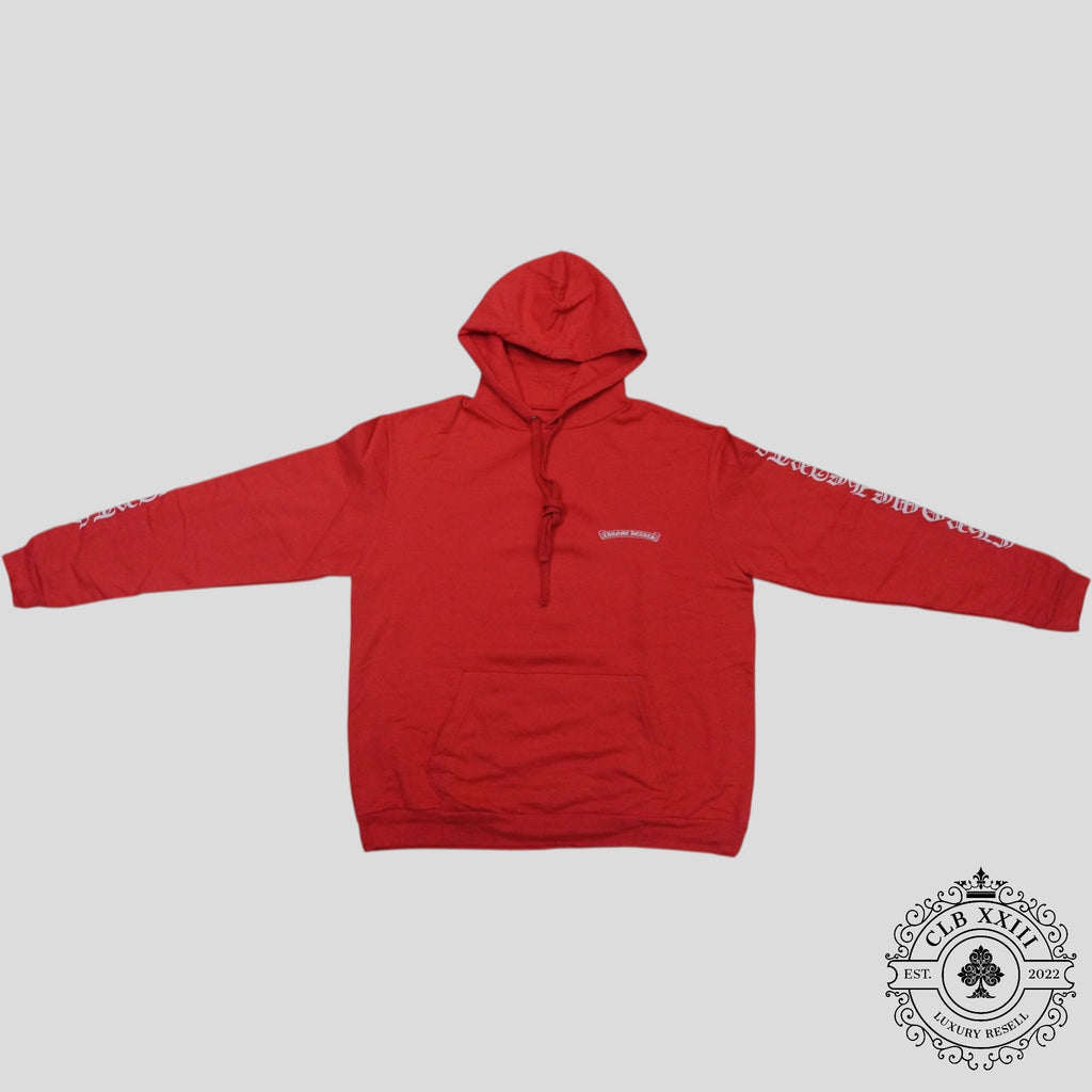Chrome Hearts Scroll Hoodie in Red