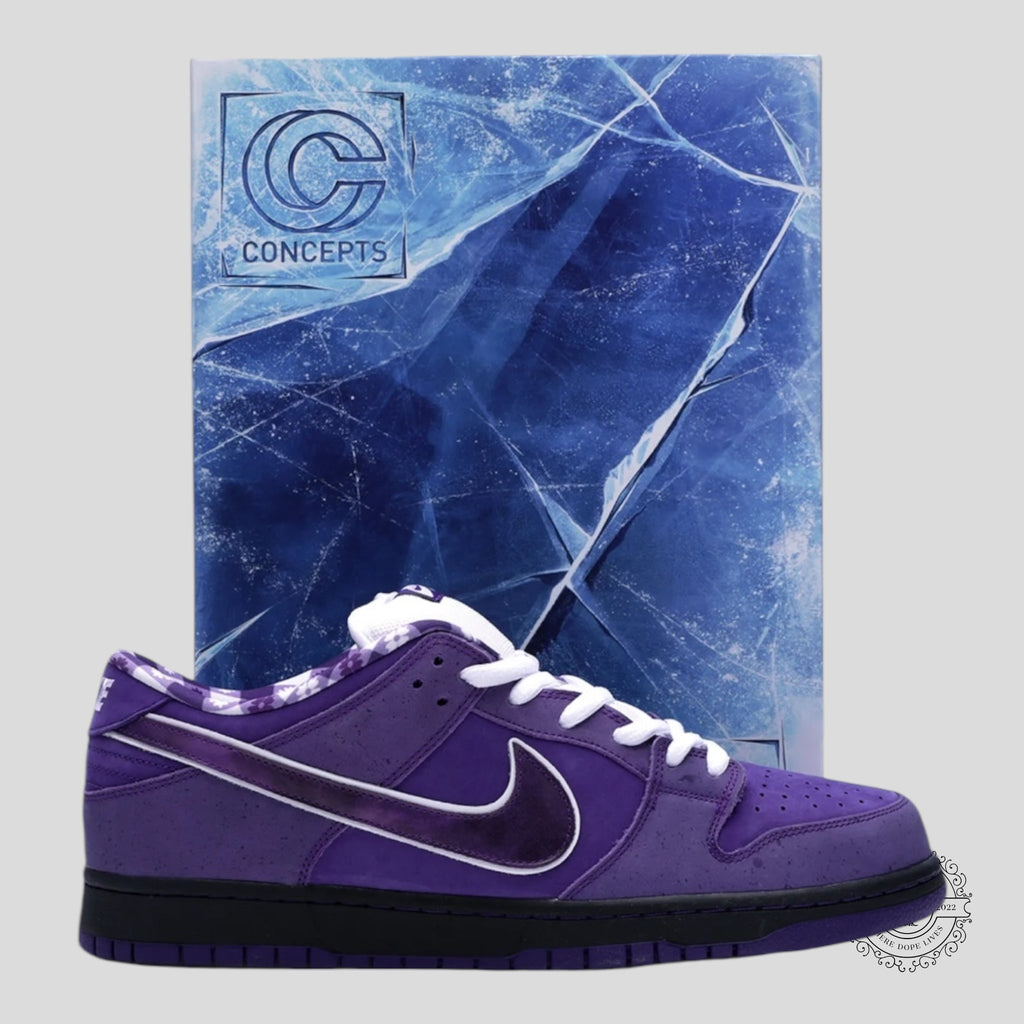 Nike SB Dunk Low Concepts Purple Lobster Special Box