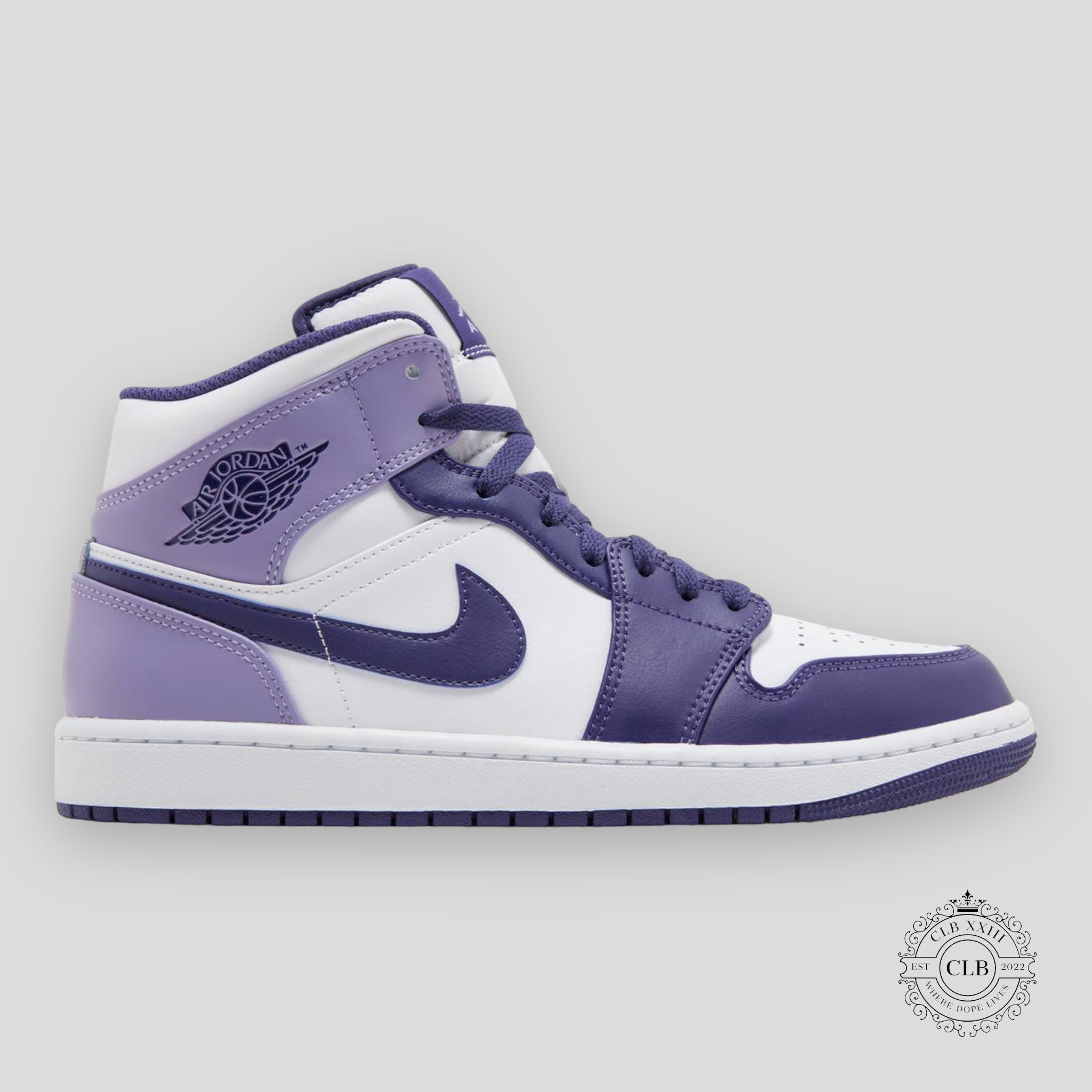 Air Jordan 1 Mid Sky J Purple