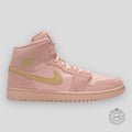 Air Jordan 1 Mid GS Coral Gold