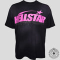 Hellstar Classic Rhinestone Gel Logo T-Shirt in Black