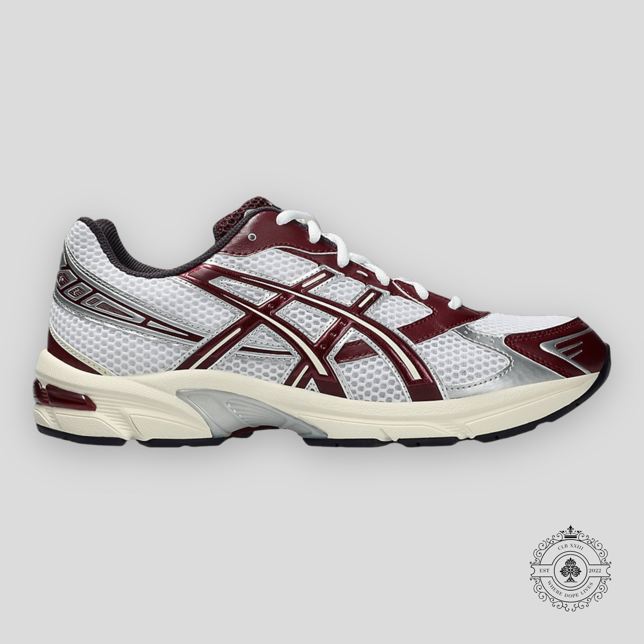 Asics Gel-1130 Burgandy Banner