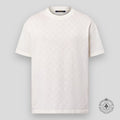Louis Vuitton Monogram Fil Coupe Cotton T-Shirt in Milky White