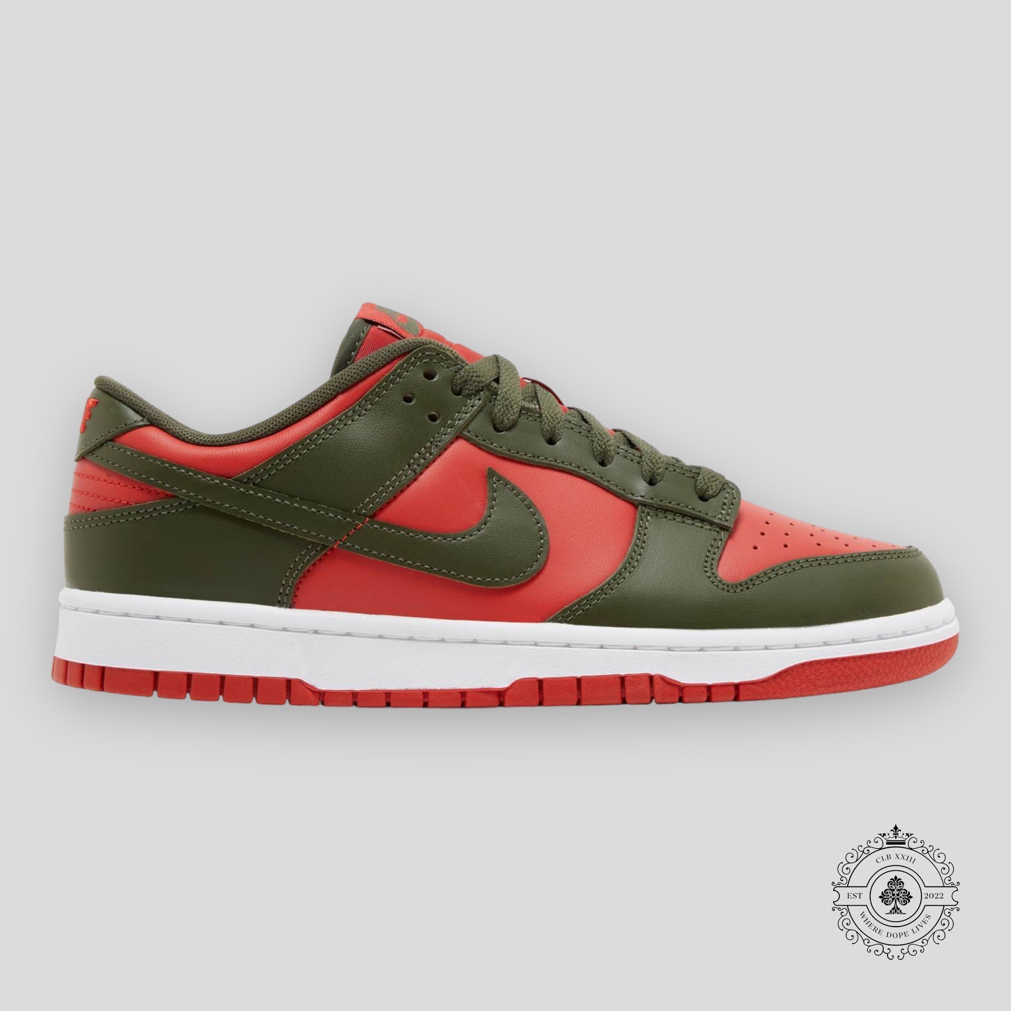 Nike Dunk Low Mystic Red Cargo Khaki