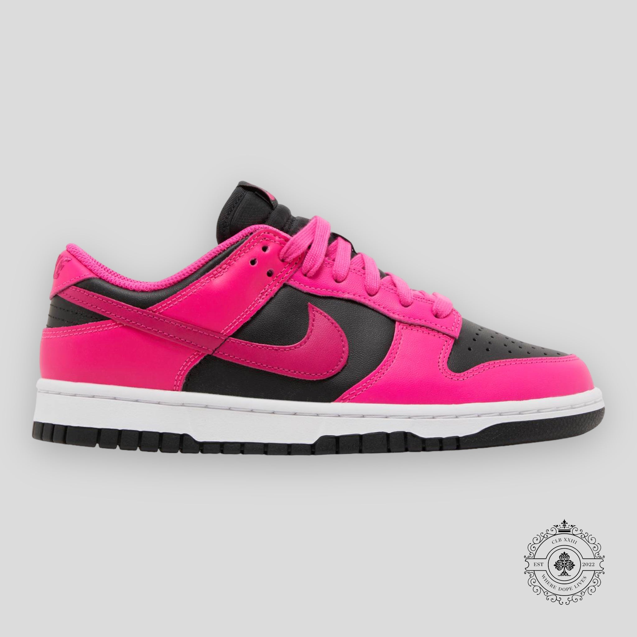 Nike Dunk Low W Black Fierce Pink
