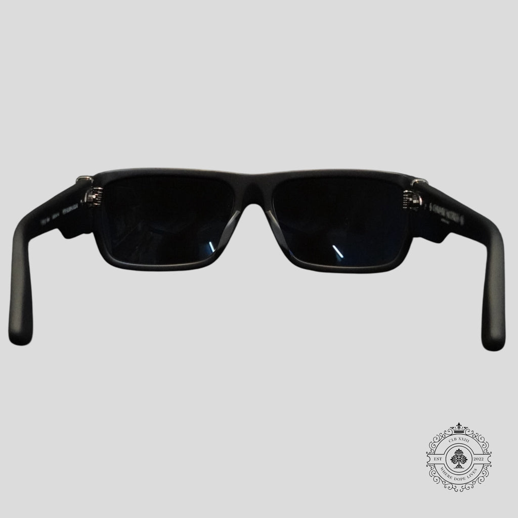 Chrome Hearts Yer Bjorn Again Glasses in Matte Black/Silver