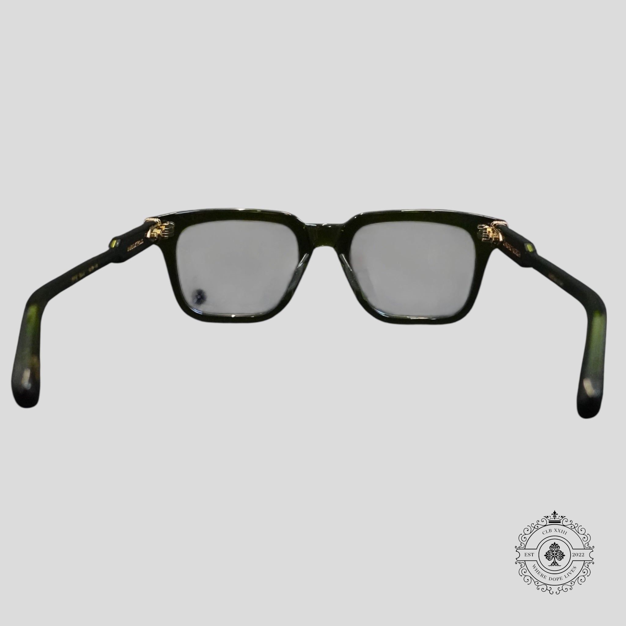 Chrome Hearts Ambidixtrous Sunglasses in Green/Gold