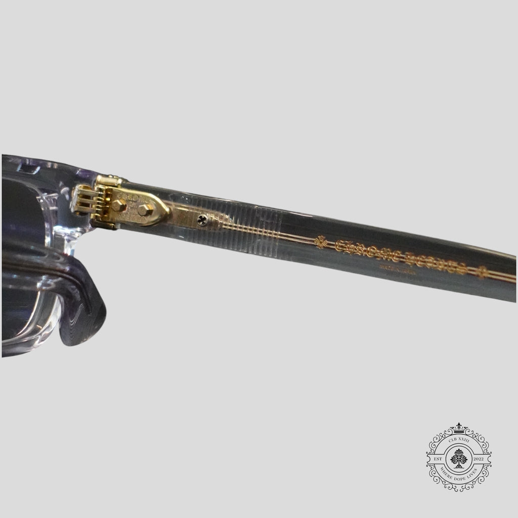 Chrome Hearts Pen 15 Sunglasses in Clear/Gold