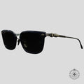 Chrome Hearts Overpoked Sunglasses in Silver/Blue
