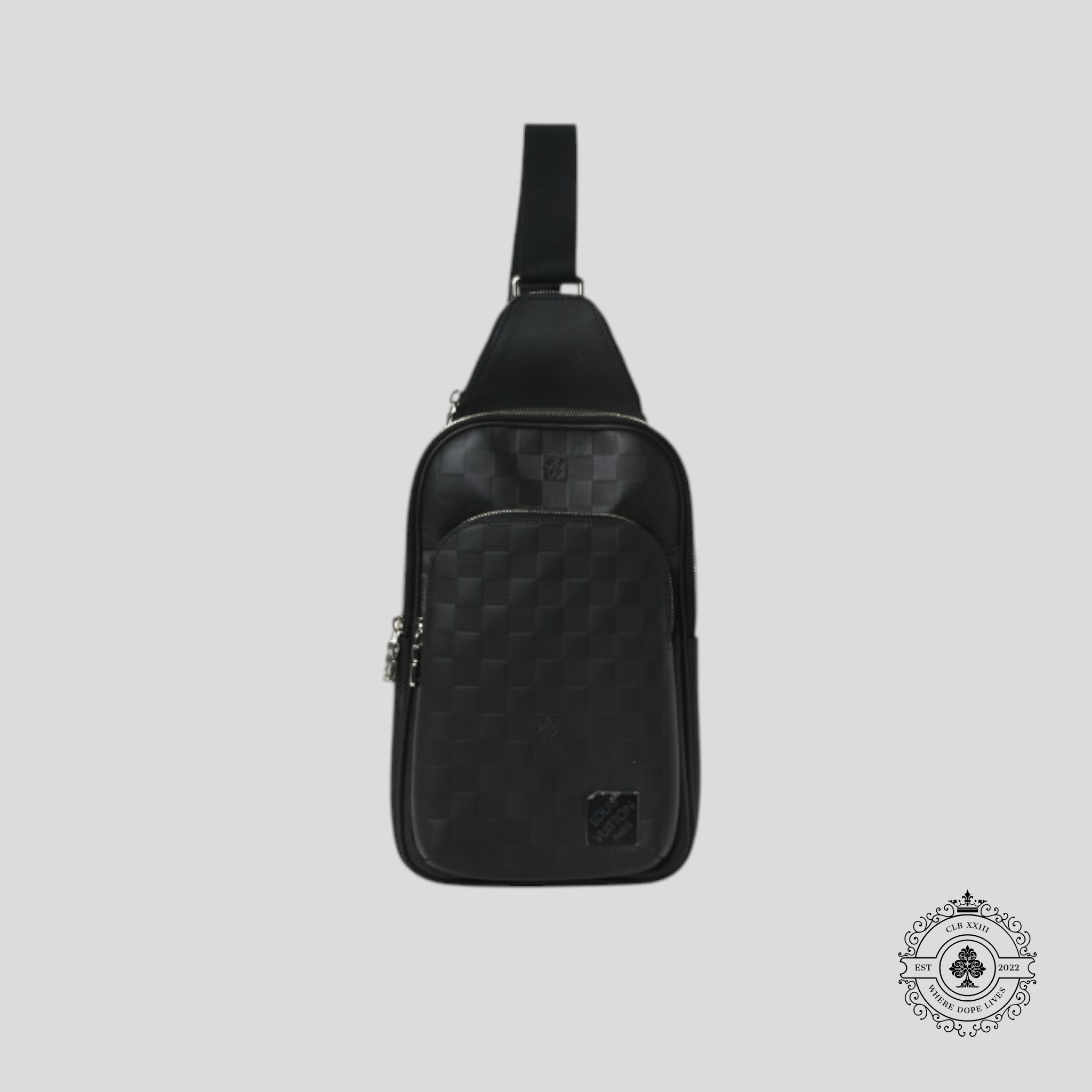 Louis Vuitton Avenue Embossed Slingbag in Black