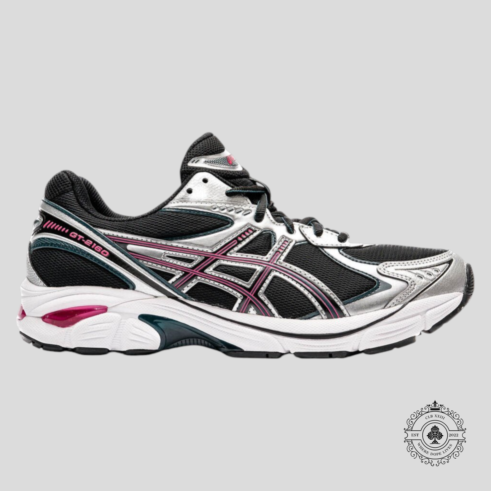 Asics GT-2160 Black Pure Silver Violet