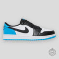 Air Jordan 1 Low Black Dark Powder Blue