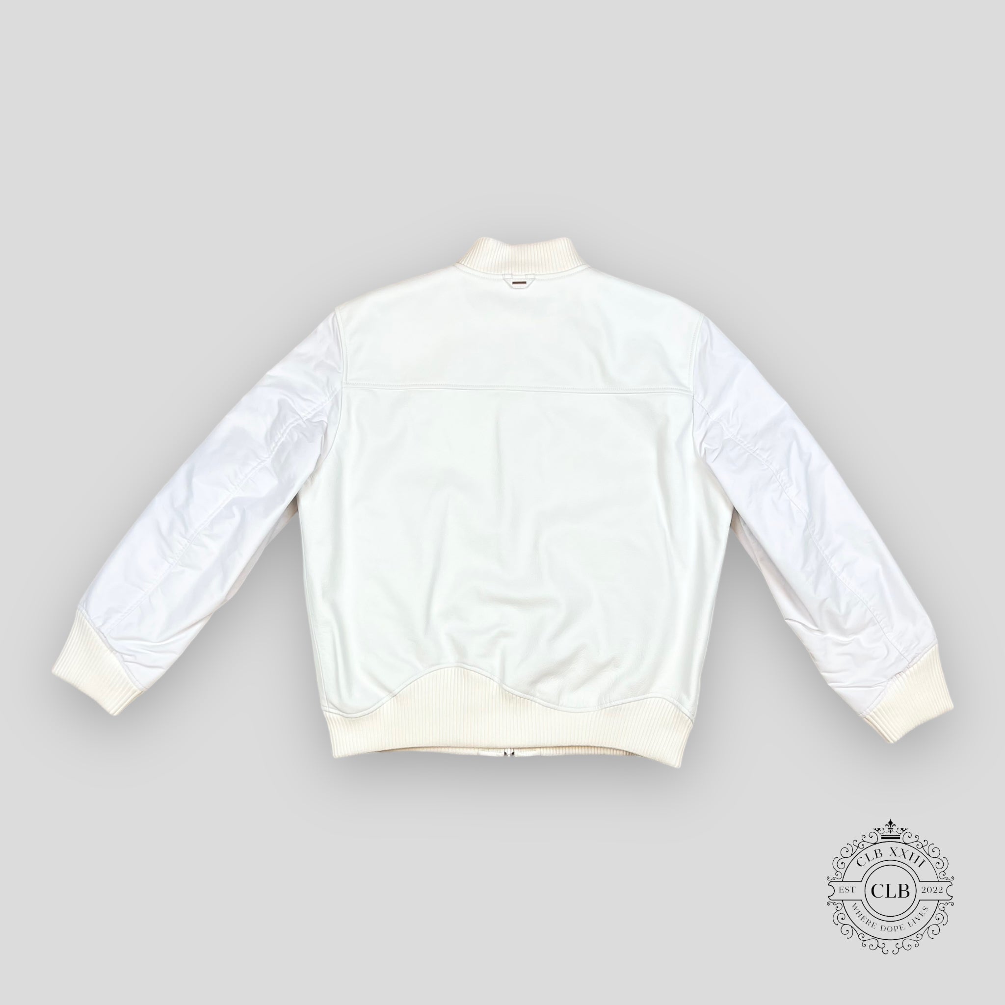 Louis Vuitton Reversible Leather & Nylon Mix Bomber Jacket