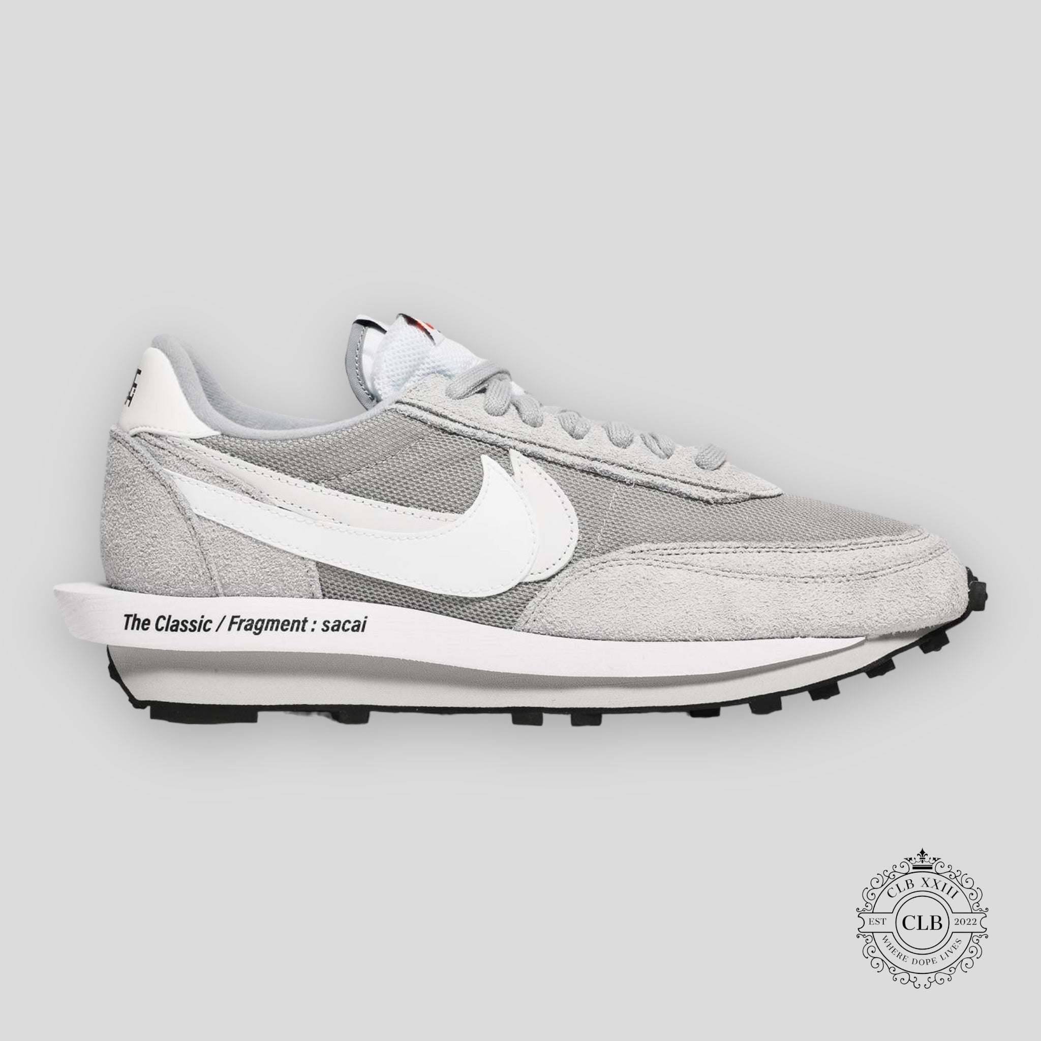 Nike Ld Waffle x Sacai x Fragment Design Smoke Grey