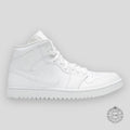 Air Jordan 1 Mid Triple White