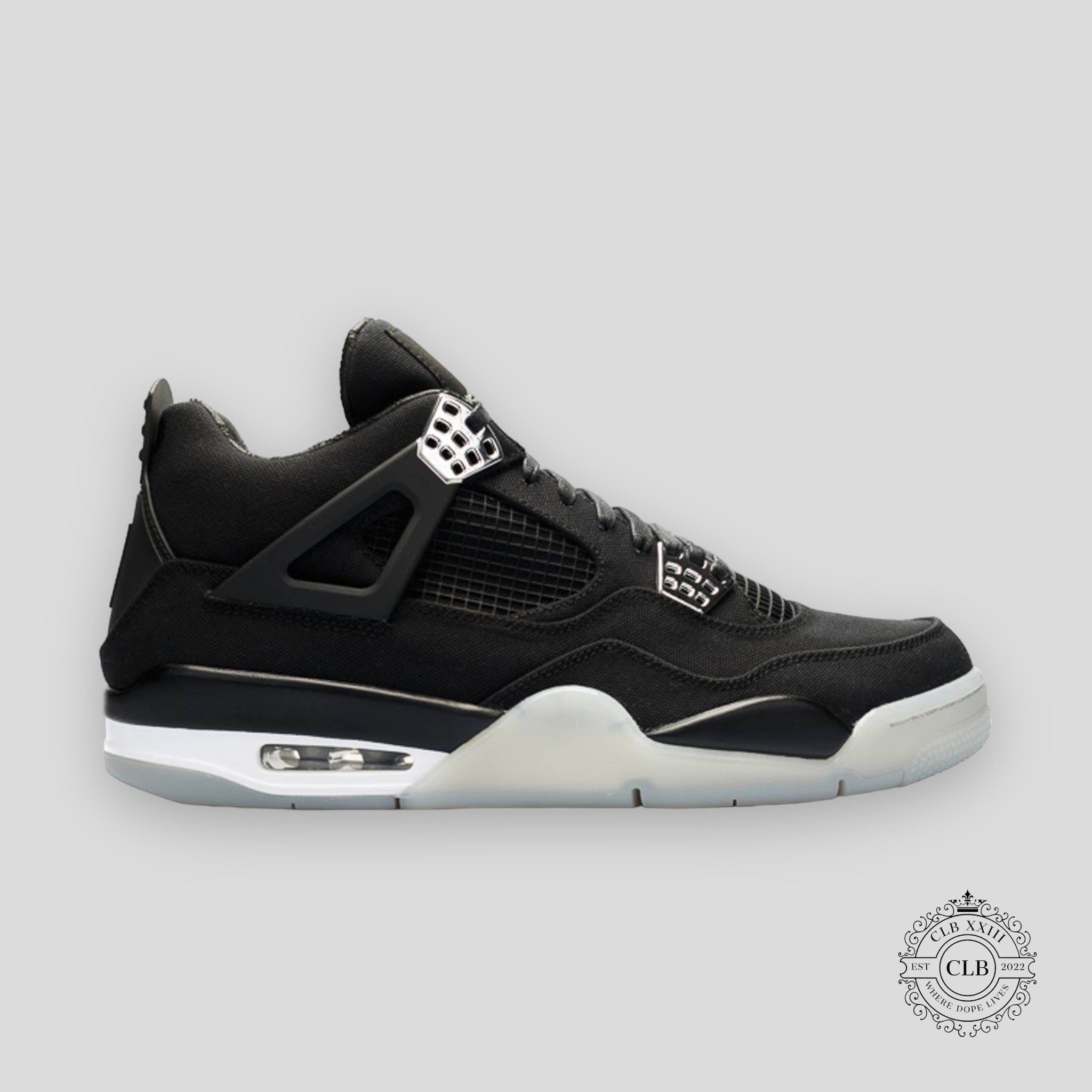 Air Jordan 4 Retro x Eminem x Carhartt Black Chrome