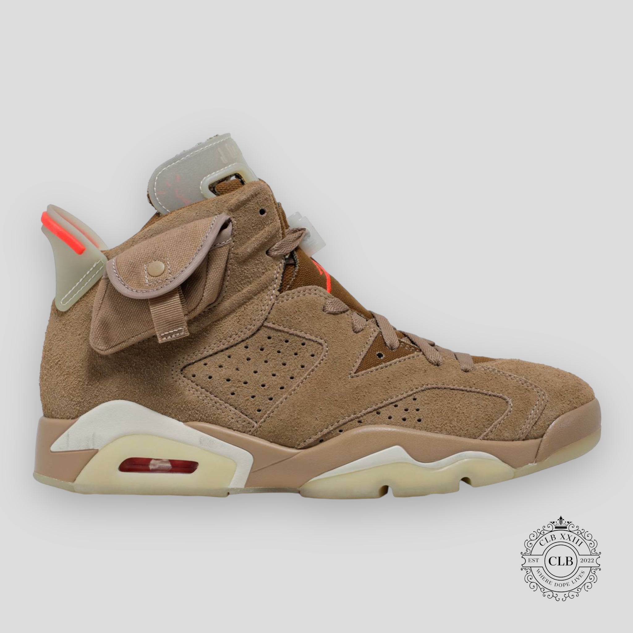 Air Jordan 6 Retro x Travis Scott British Khaki