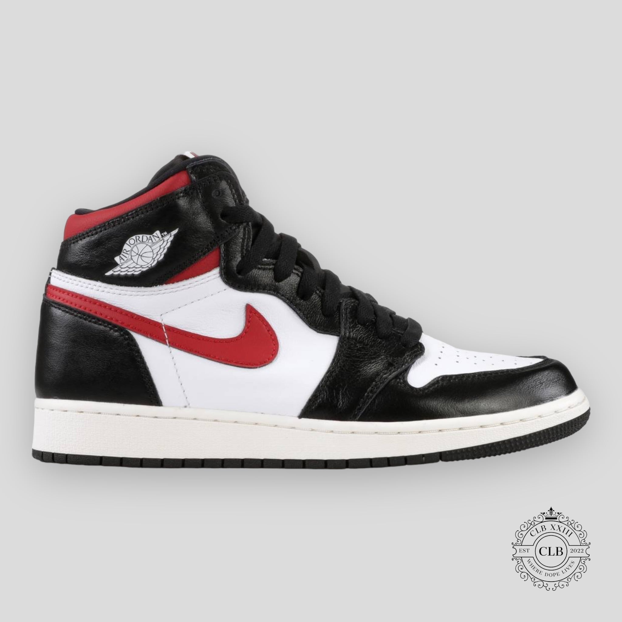 Air Jordan 1 Retro High OG GS Black Gym Red