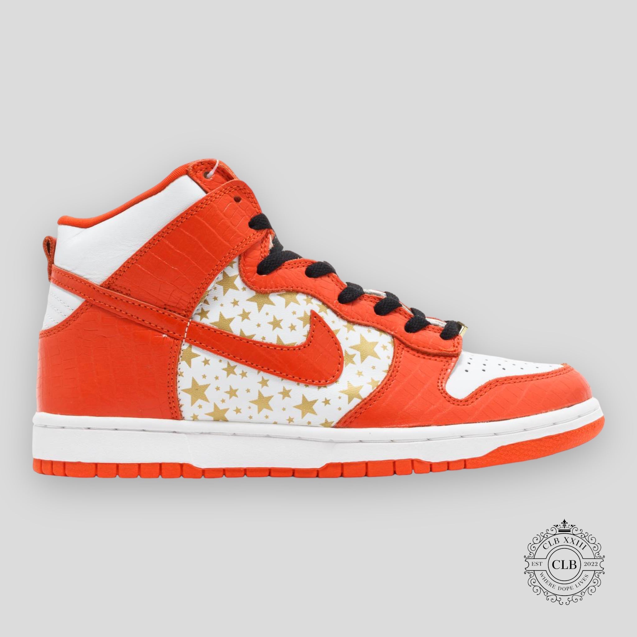 Nike SB Dunk High x Supreme Orange
