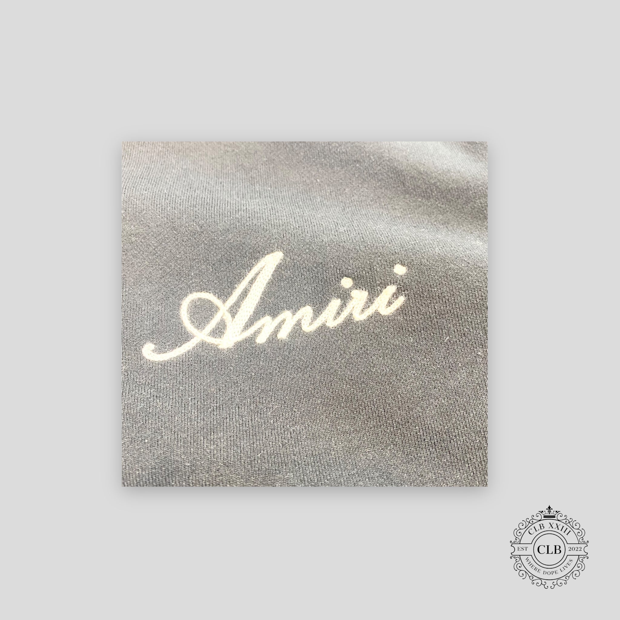 Amiri Stitch Logo Hoodie - Black