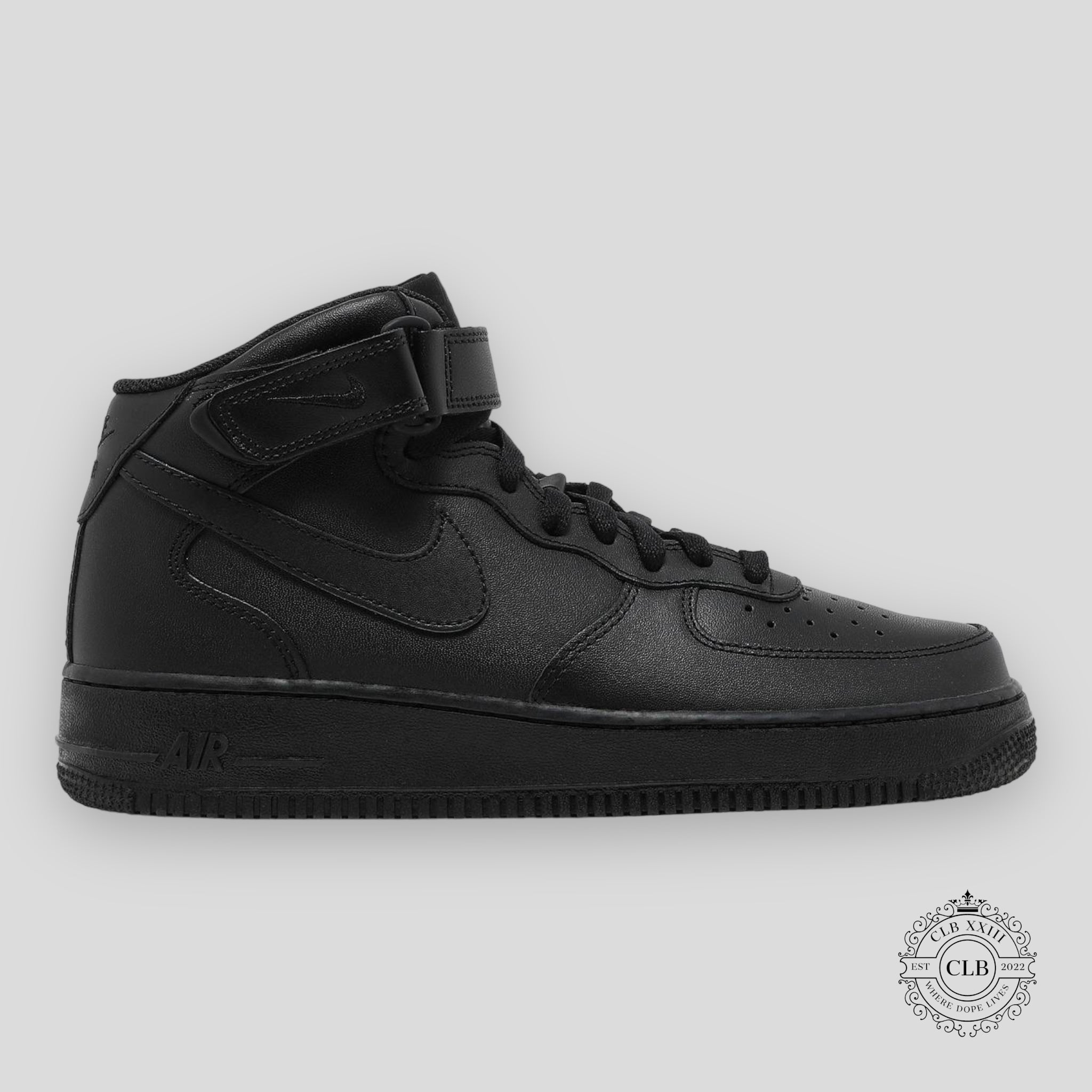 Nike Air Force 1 Mid Triple Black