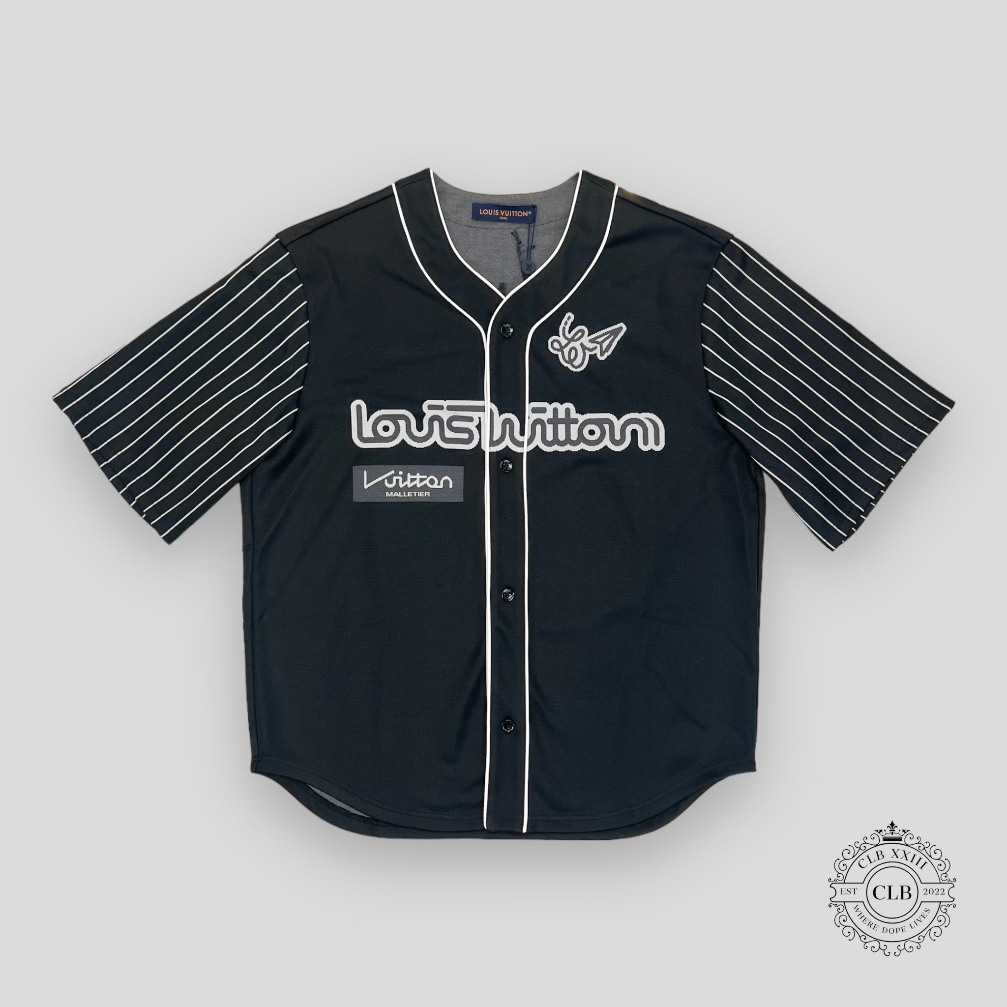 Louis Vuitton Baseball Shirt in Black
