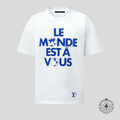 Louis Vuitton 'le Monde Est a Vous T-Shirt in White