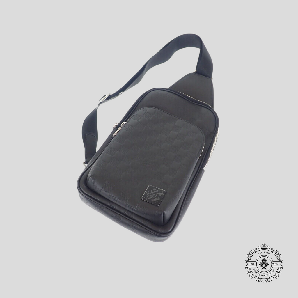 Louis Vuitton Avenue Embossed Slingbag in Black