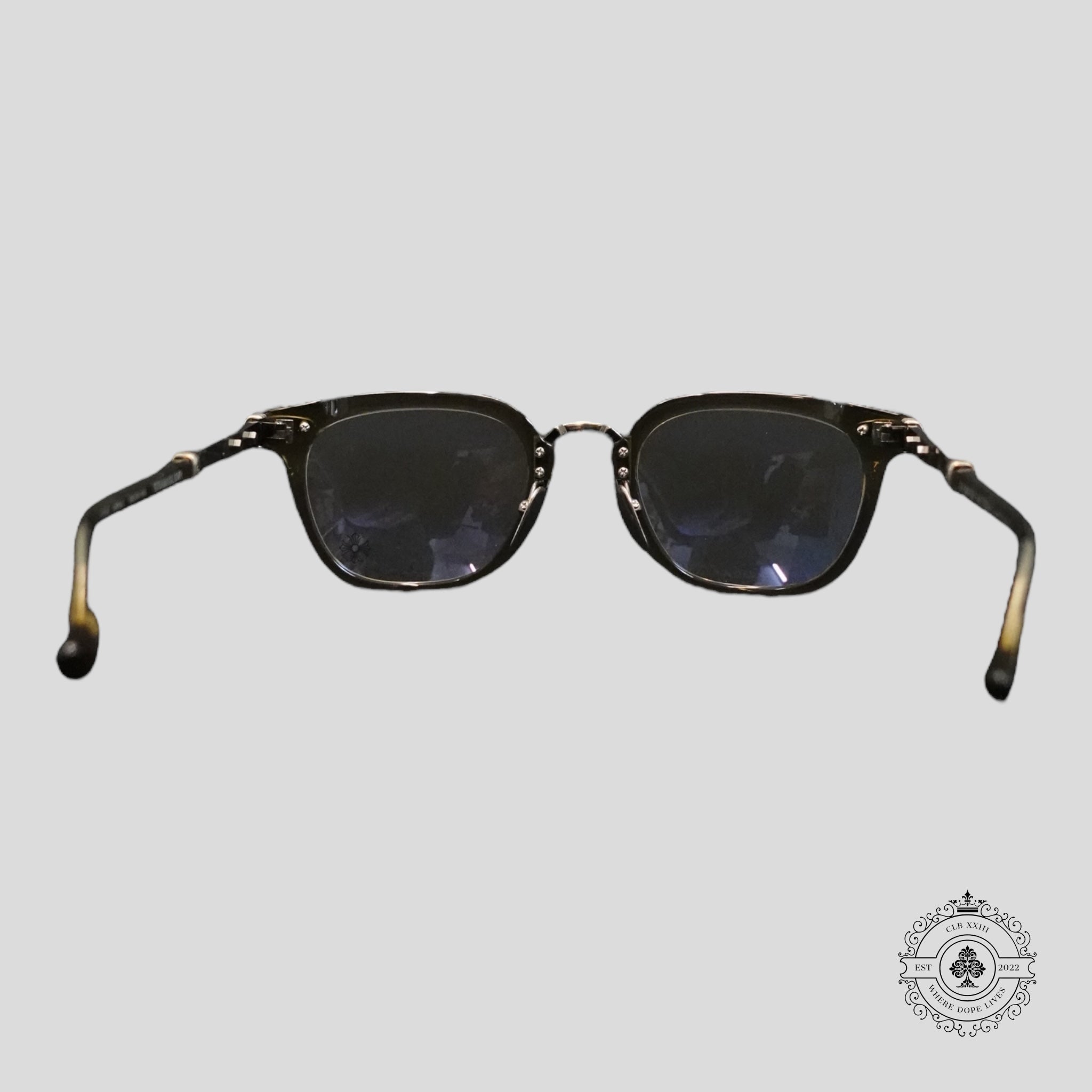 Chrome Hearts Titanasluvr Glasses in Grey/Silver